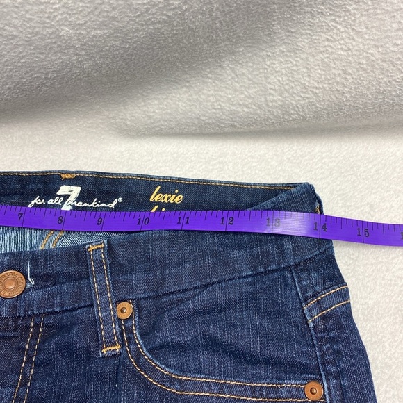 7 for all mankind Lexie Kimmie Bootcut blue Jeans size 26 - Picture 6 of 9